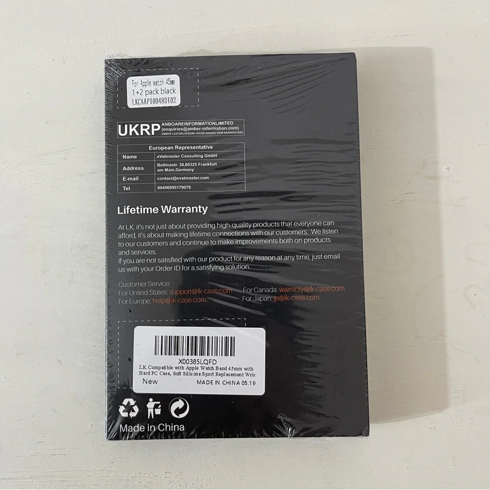 Sport Band Compatible for Apple Watch Band 45mm,Series7 with 2 Pack Hard PC Case